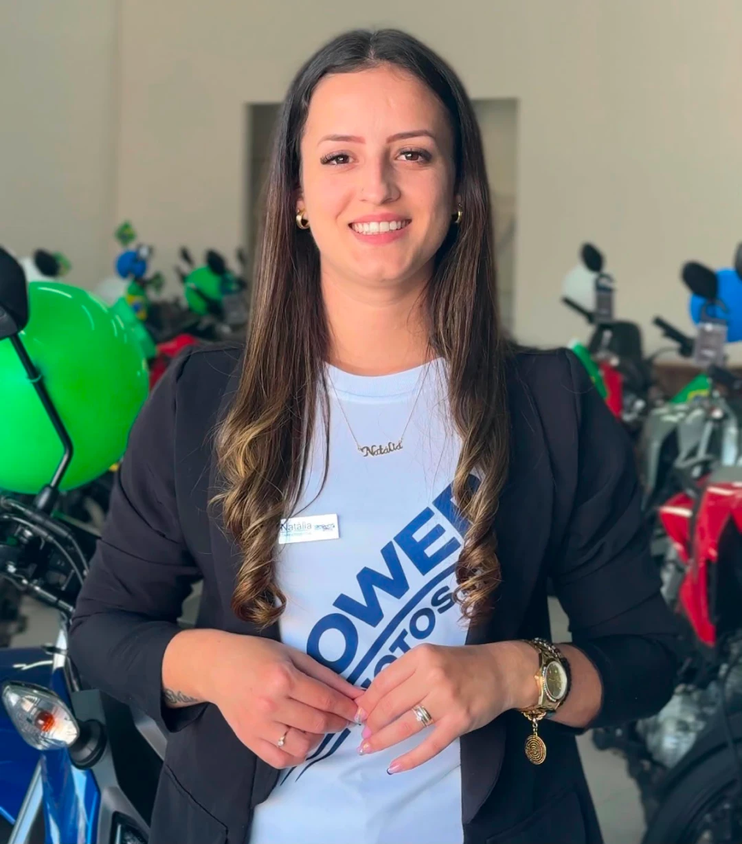 Natália — cliente AVAD Marketing, T Power Motos